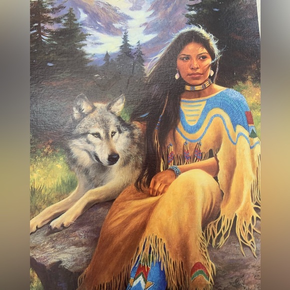 Beautiful Handmade Beaded and Painted Native American Indian Regalia - Picture 14 of 15